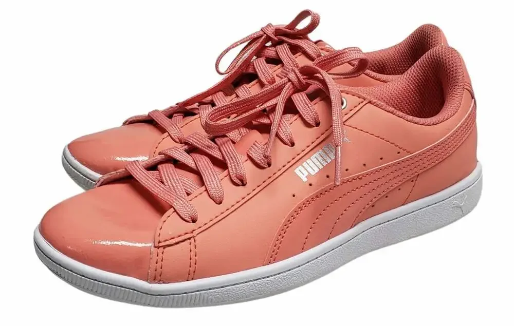 Puma Vikky Soft Foam Pink Leather Shoes - Size 7.5